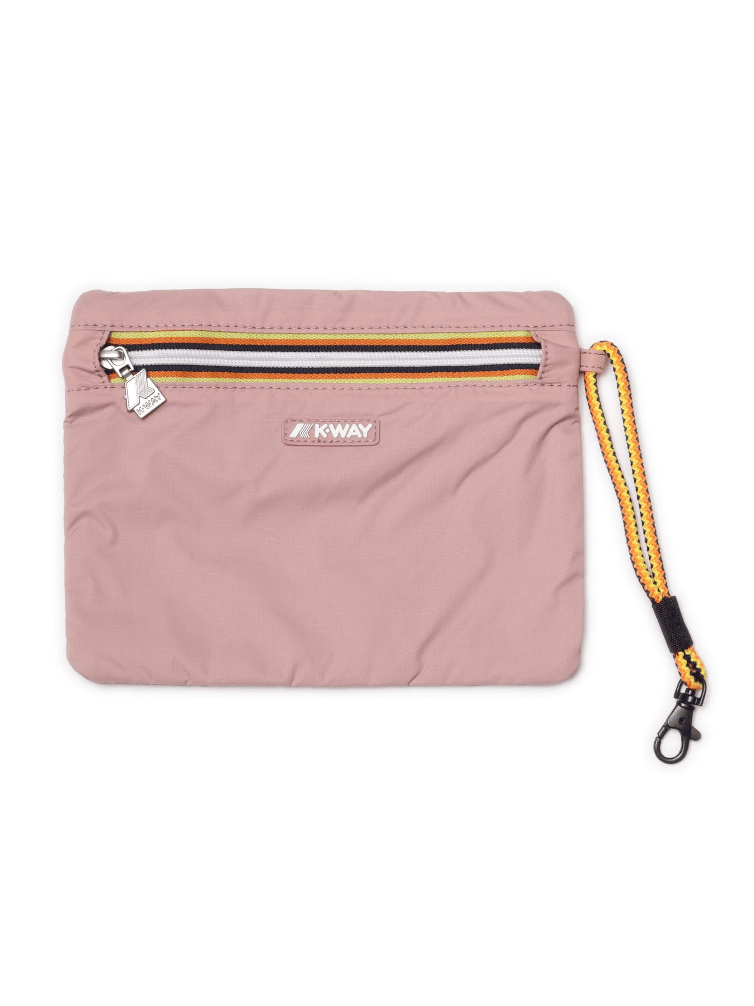 Borsa a tracolla di K-Way in rosa: frontale
