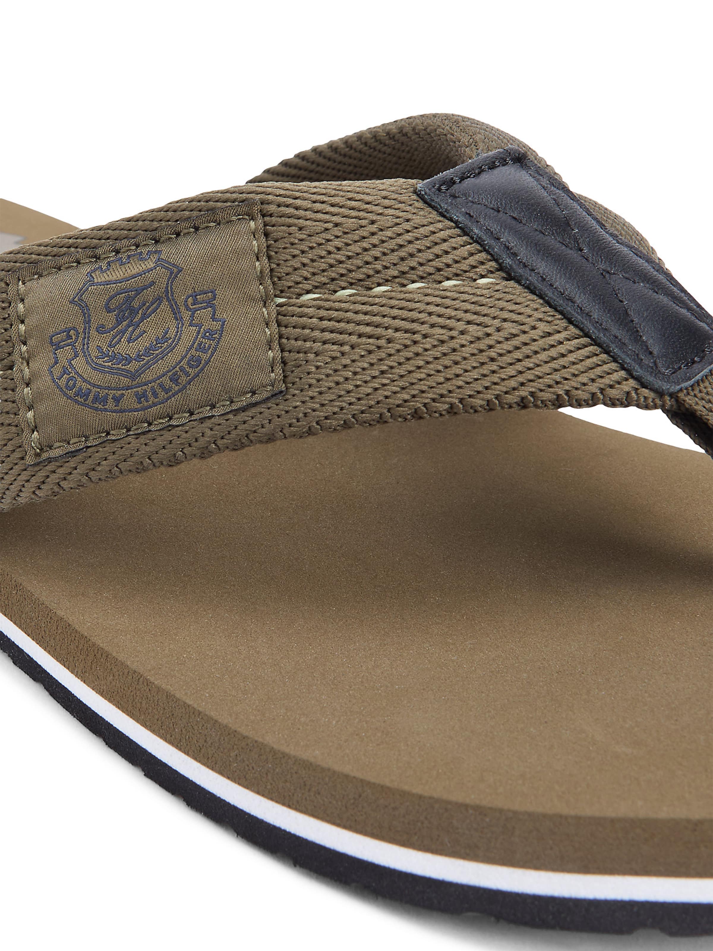 TOMMY HILFIGER T-bar sandals in Beige