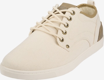 BULLBOXER Veterschoen in Beige: voorkant