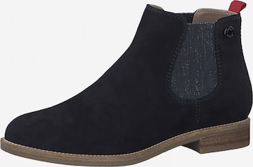 s.Oliver Chelsea Boots in Blue: front