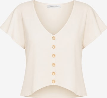 SASSYCLASSY Top in Beige: Vorderseite