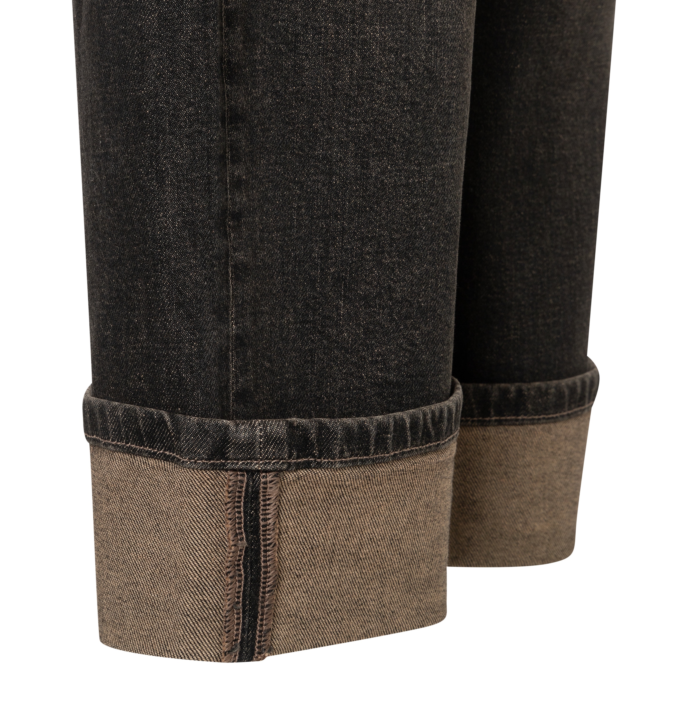 MAC Baggy Jeans in Braun