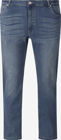 Charles Colby Loosefit Jeans ' Baron Goyle ' in Blauw: voorkant