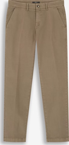 Boggi Milano Slim fit Chino Pants in Brown: front