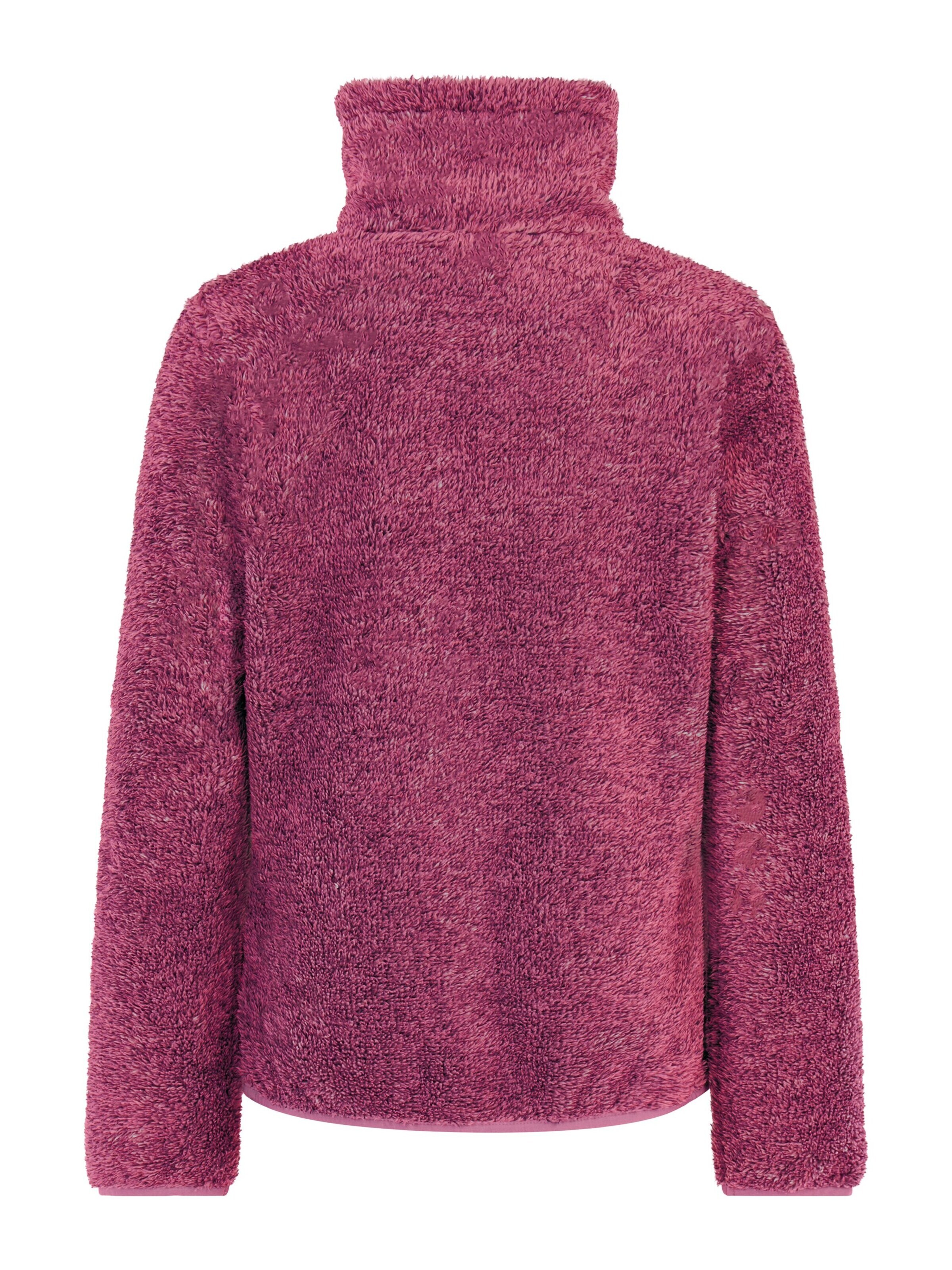 PROTEST Fleece jacket 'Riri JR' in Pink