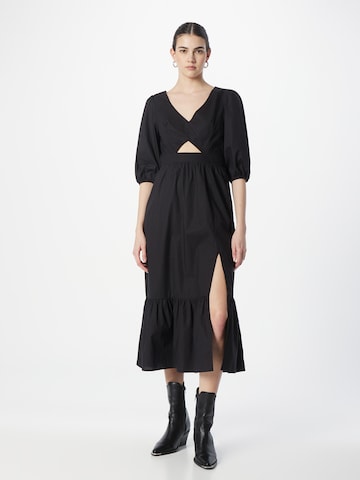 FRENCH CONNECTION Dress 'RHODES' in Black: front