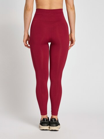 Hummel Skinny Sporthose in Rot