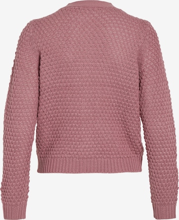 VILA Knit Cardigan 'Liomy' in Pink