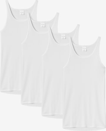 Maillot de corps SCHIESSER en blanc : devant