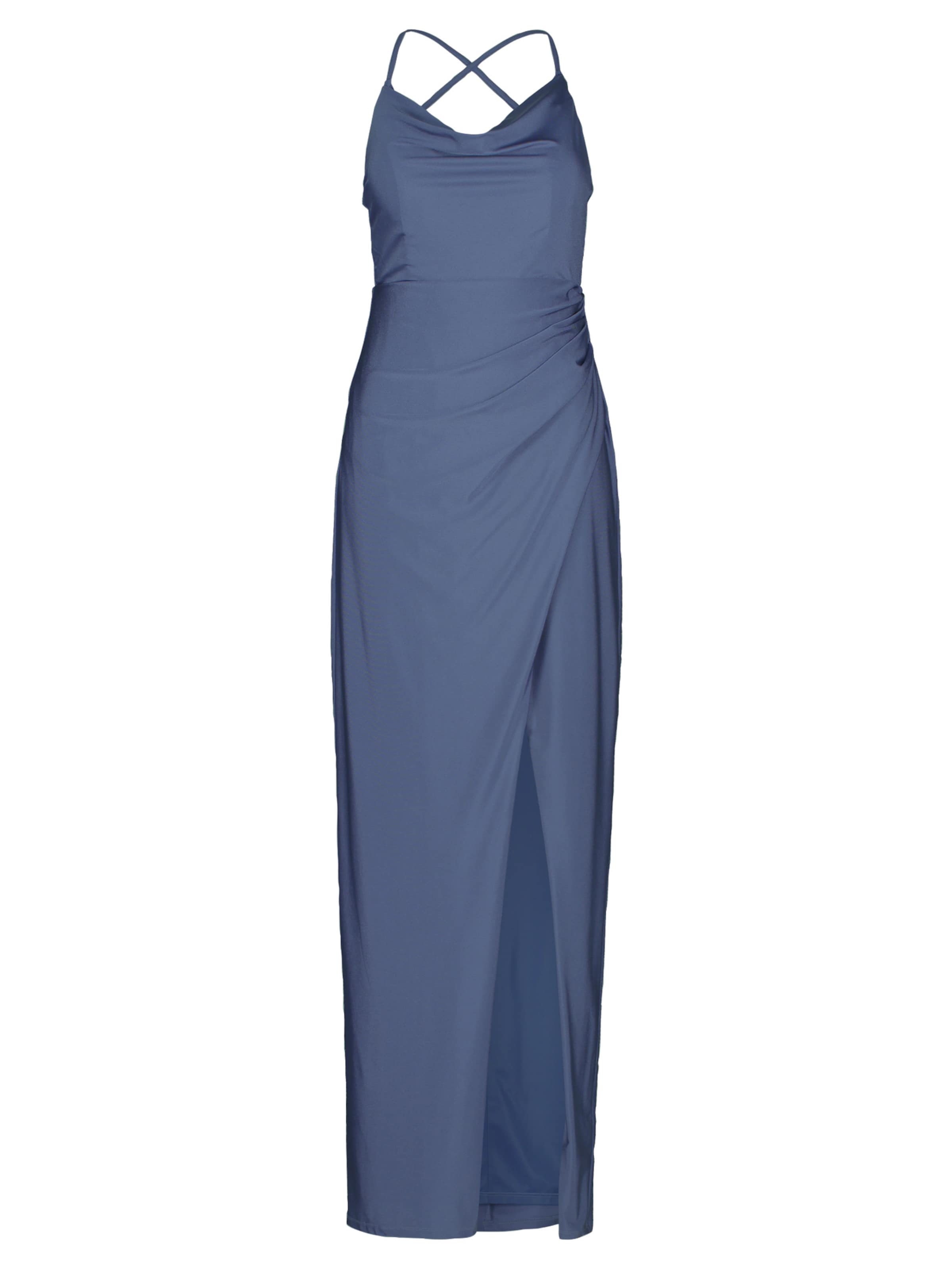 Robe de soirée Vera Mont en bleu : devant