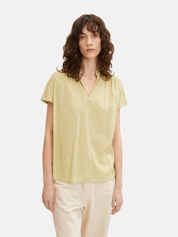 TOM TAILOR Blouse in Yellow: front