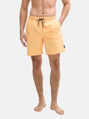 TOM TAILOR Swimming shorts in Orange: front