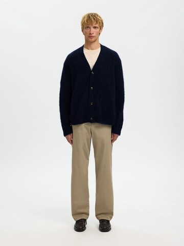 Vestes en maille SELECTED en bleu