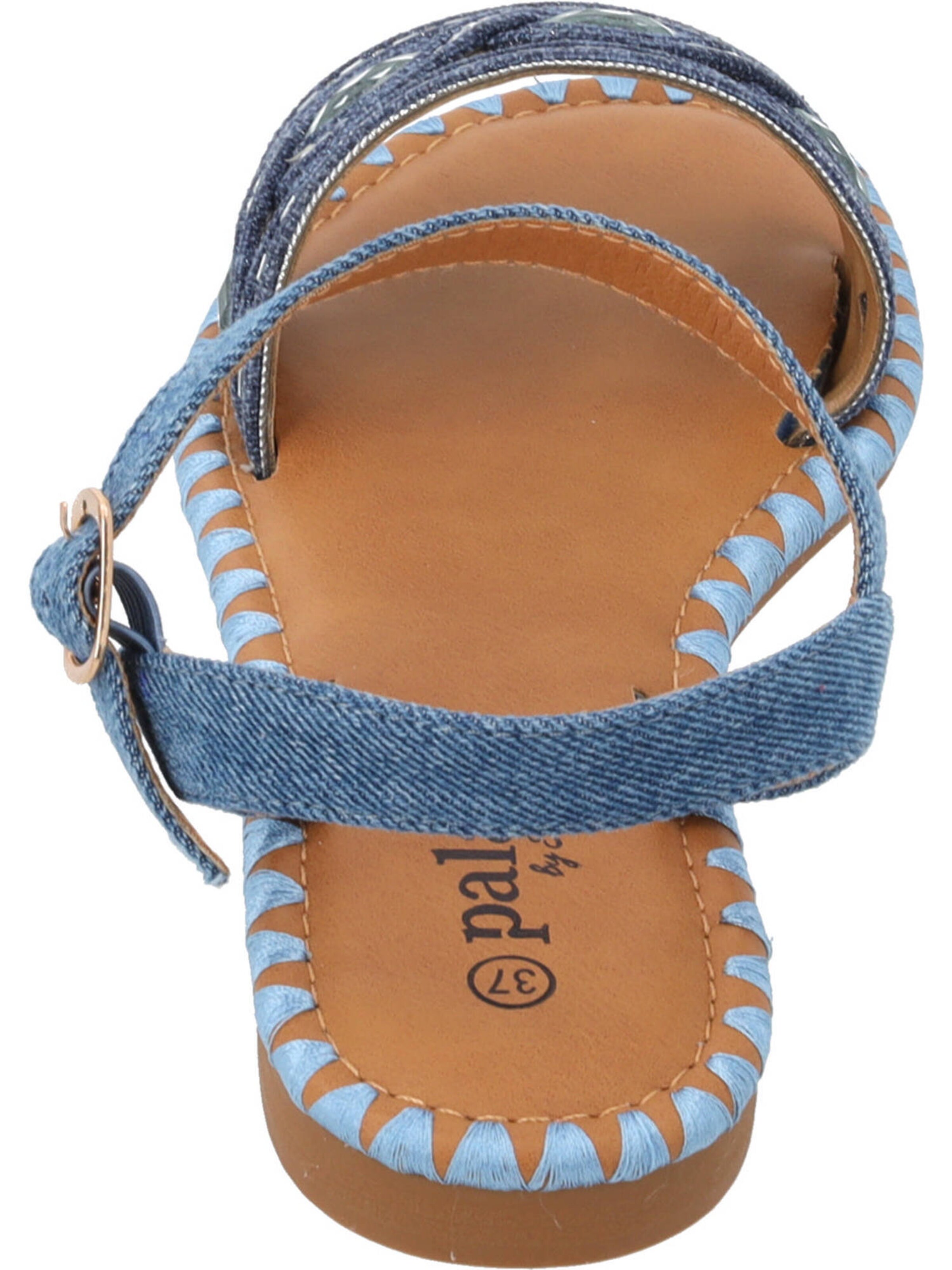 Palado by Sila Sahin Sandalen met riem 'Naforao' in Blauw