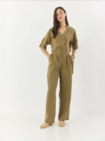 Tenue d'intérieur Bianco Lucci en vert : devant