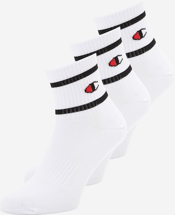 Chaussettes Champion Authentic Athletic Apparel en blanc : devant
