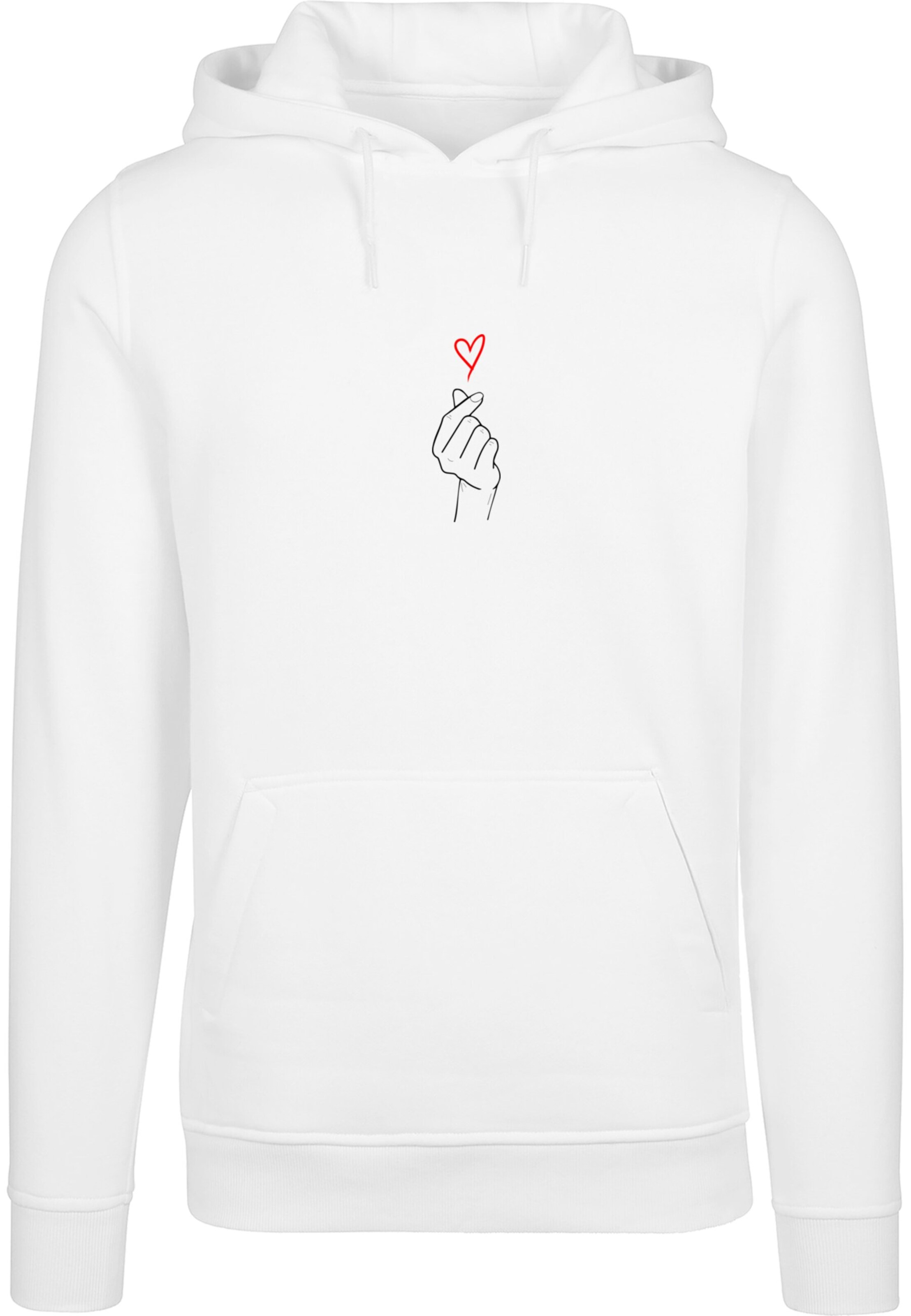 Merchcode Sweatshirt in Weiß: Vorderseite