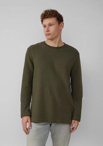 QS Shirt in Groen: voorkant
