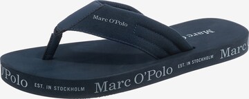 Marc O'Polo T-Bar Sandals 'Jan 1d' in Blue: front