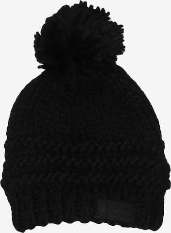 ATOMIC Hut oder Mütze One Size in Schwarz: Vorderseite