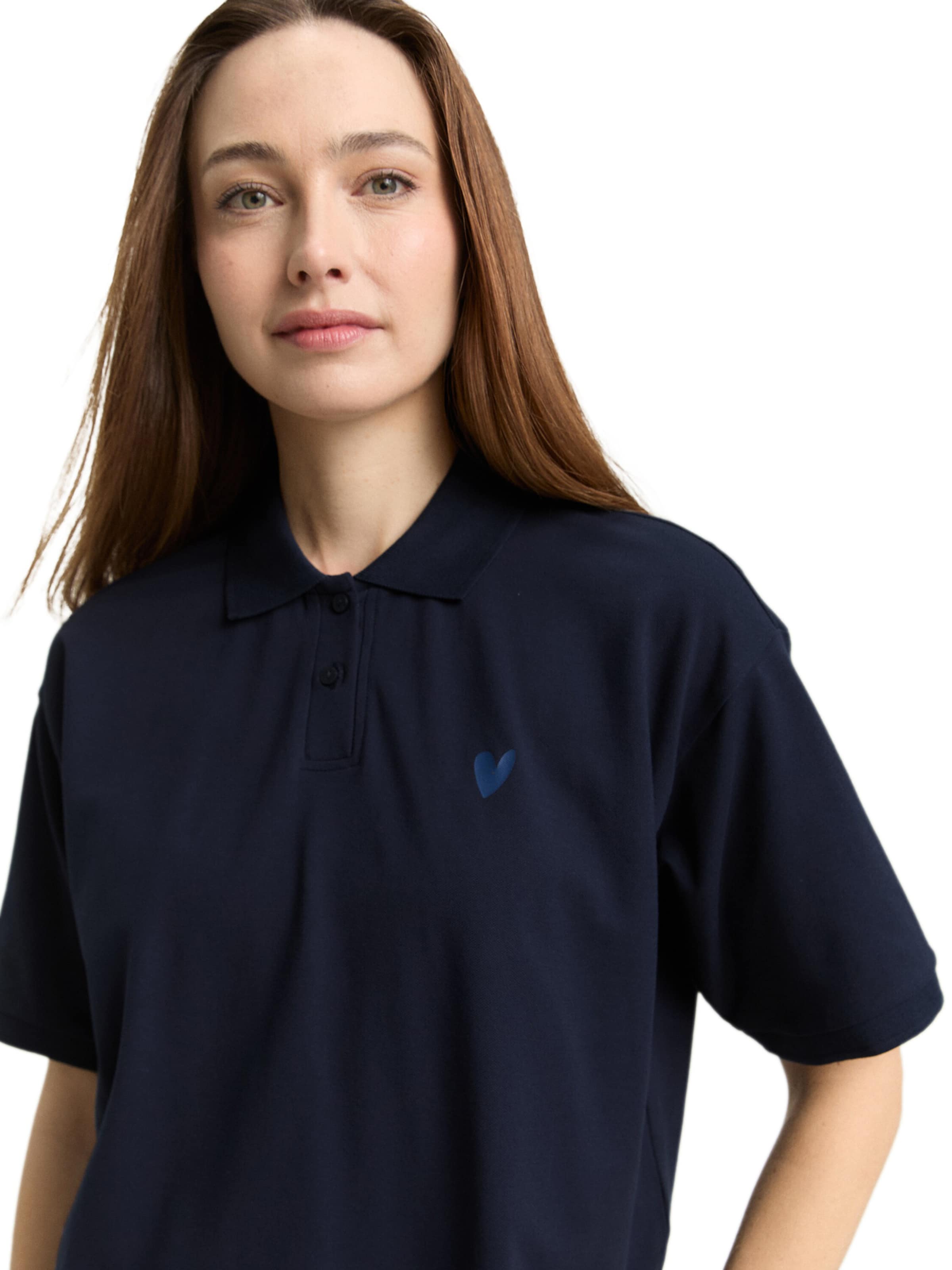 TOM TAILOR Poloshirt in Blau