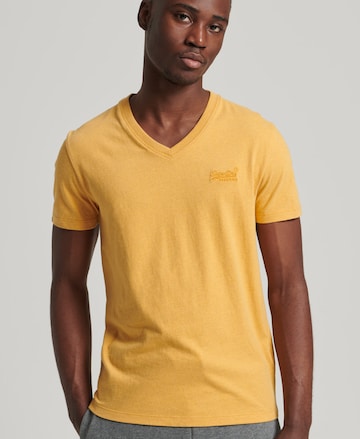 Superdry Shirt 'Vintage' in Geel: voorkant