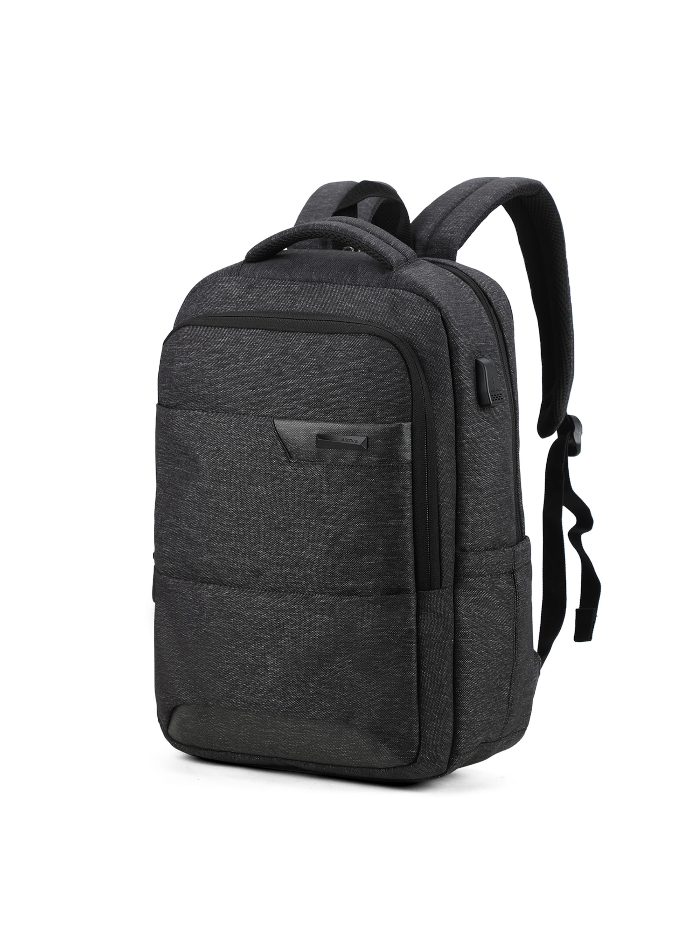 Aoking Rucksack in Schwarz: Vorderseite
