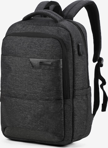 Aoking Rucksack in Schwarz: Vorderseite