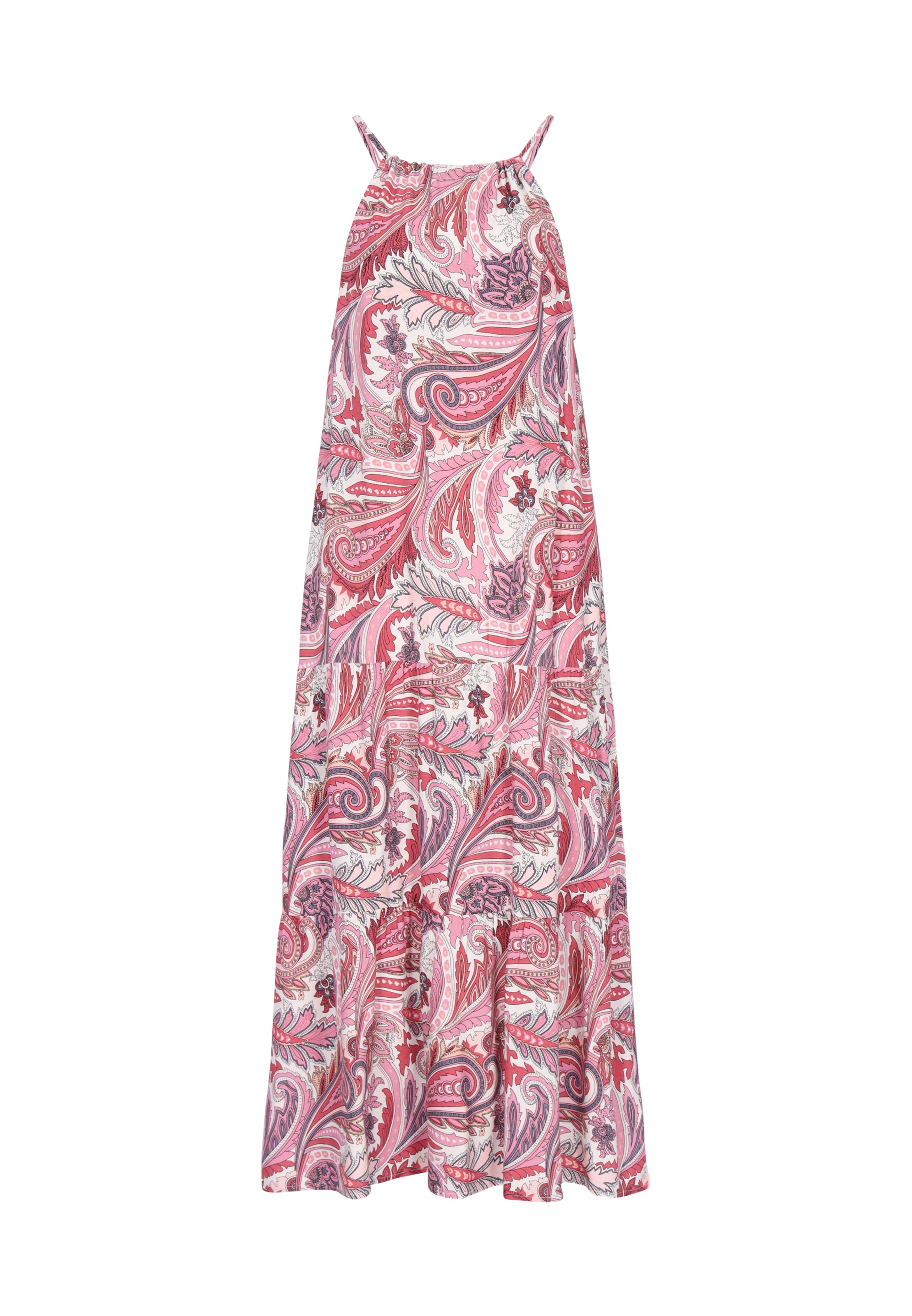 IZIA Zomerjurk 'Festival' in Rood: voorkant