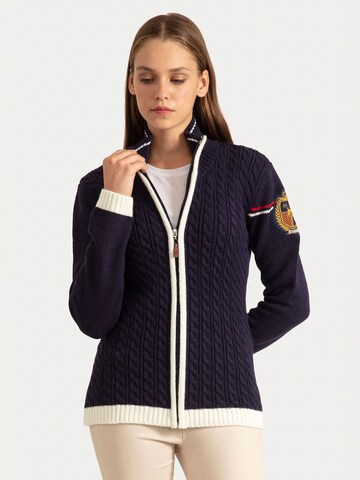 Cardigan Williot en bleu : devant