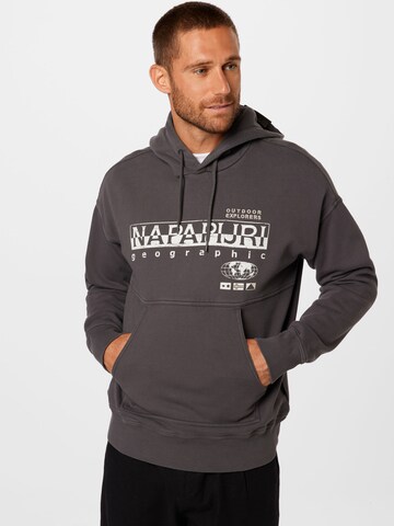 NAPAPIJRI Sweatshirt 'BEB' in Grau: predná strana