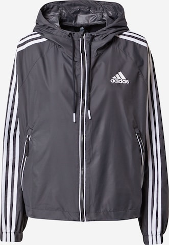 Trekker Plateau mooi ADIDAS SPORTSWEAR Sportjas in Antraciet | ABOUT YOU