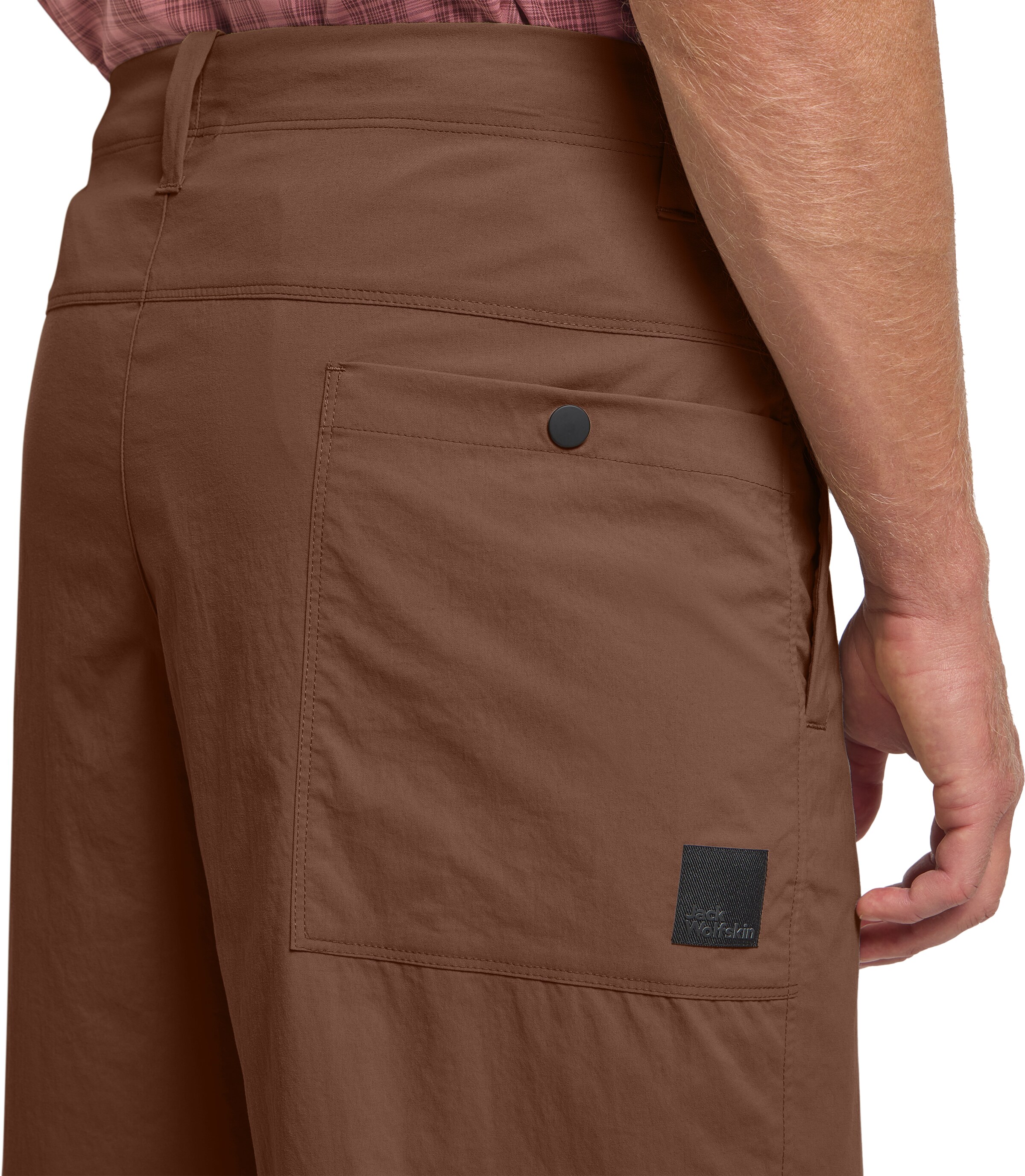 JACK WOLFSKIN Regular Outdoor Pants in Brown