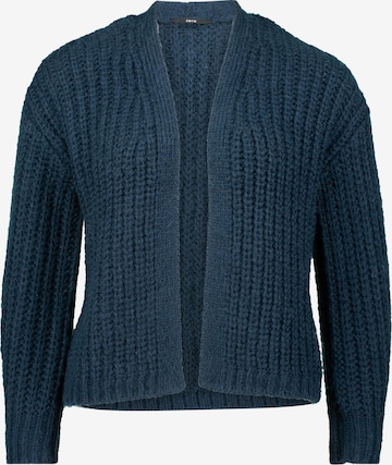 zero Knit Cardigan in Blue: front
