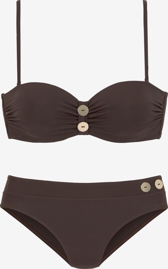 VIVANCE Bikini i brun / pastelpink, Produktvisning