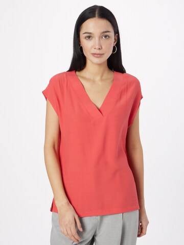 Camicia da donna di s.Oliver BLACK LABEL in rosa: frontale