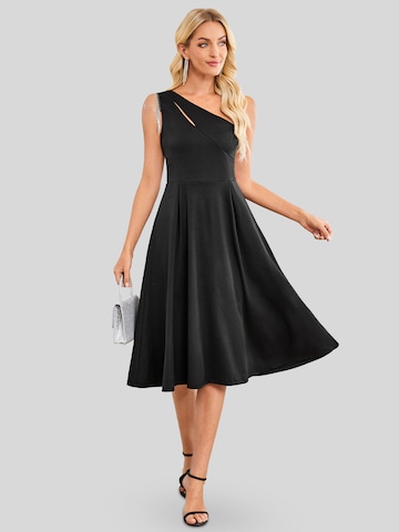 LapaPlus Cocktail Dress in Black: front