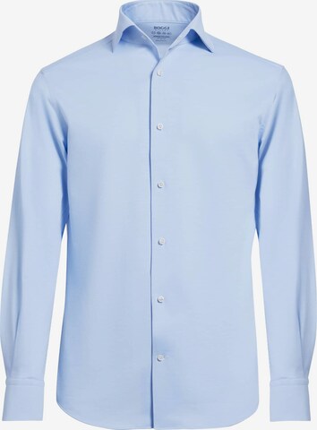 Chemise Boggi Milano en bleu : devant