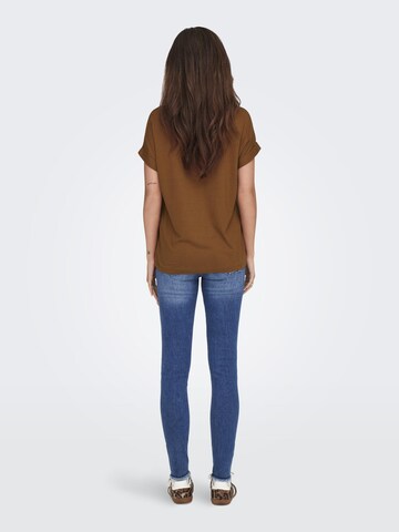 ONLY Shirt 'MOSTER' in Bruin
