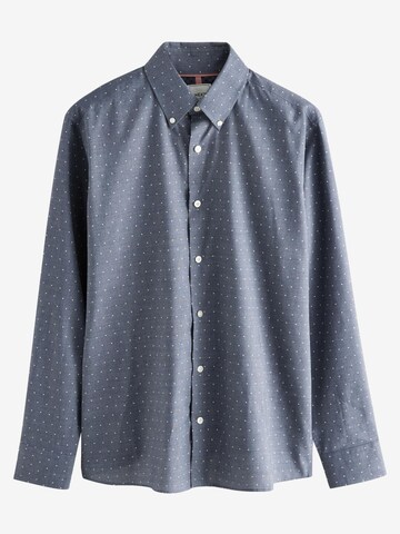 Next - Ajuste regular Camisa en azul: frente