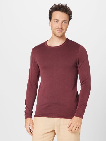 Only & Sons Regular fit Sweater 'Garson' in Red: front