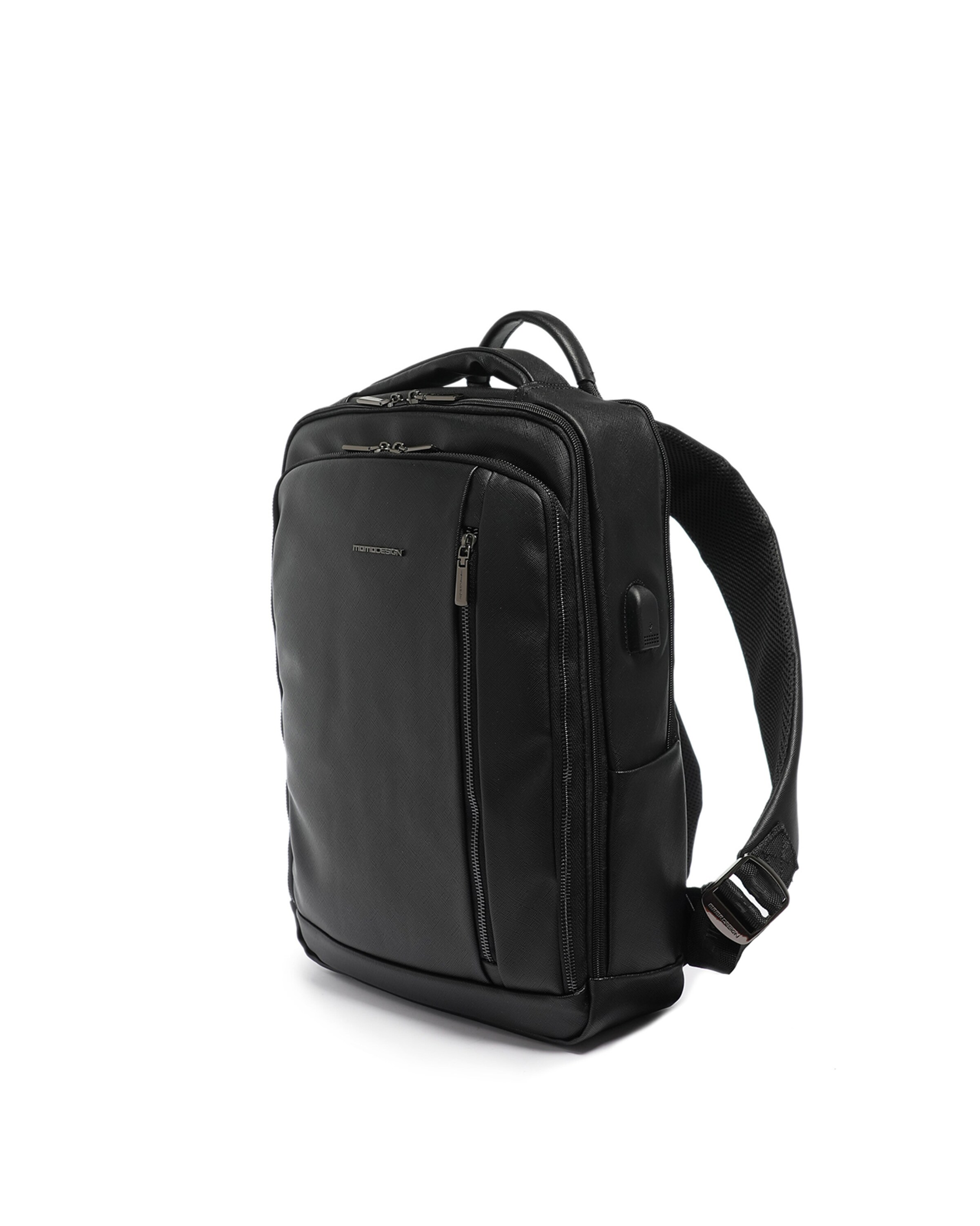 Zaino di Momo Design in nero: frontale