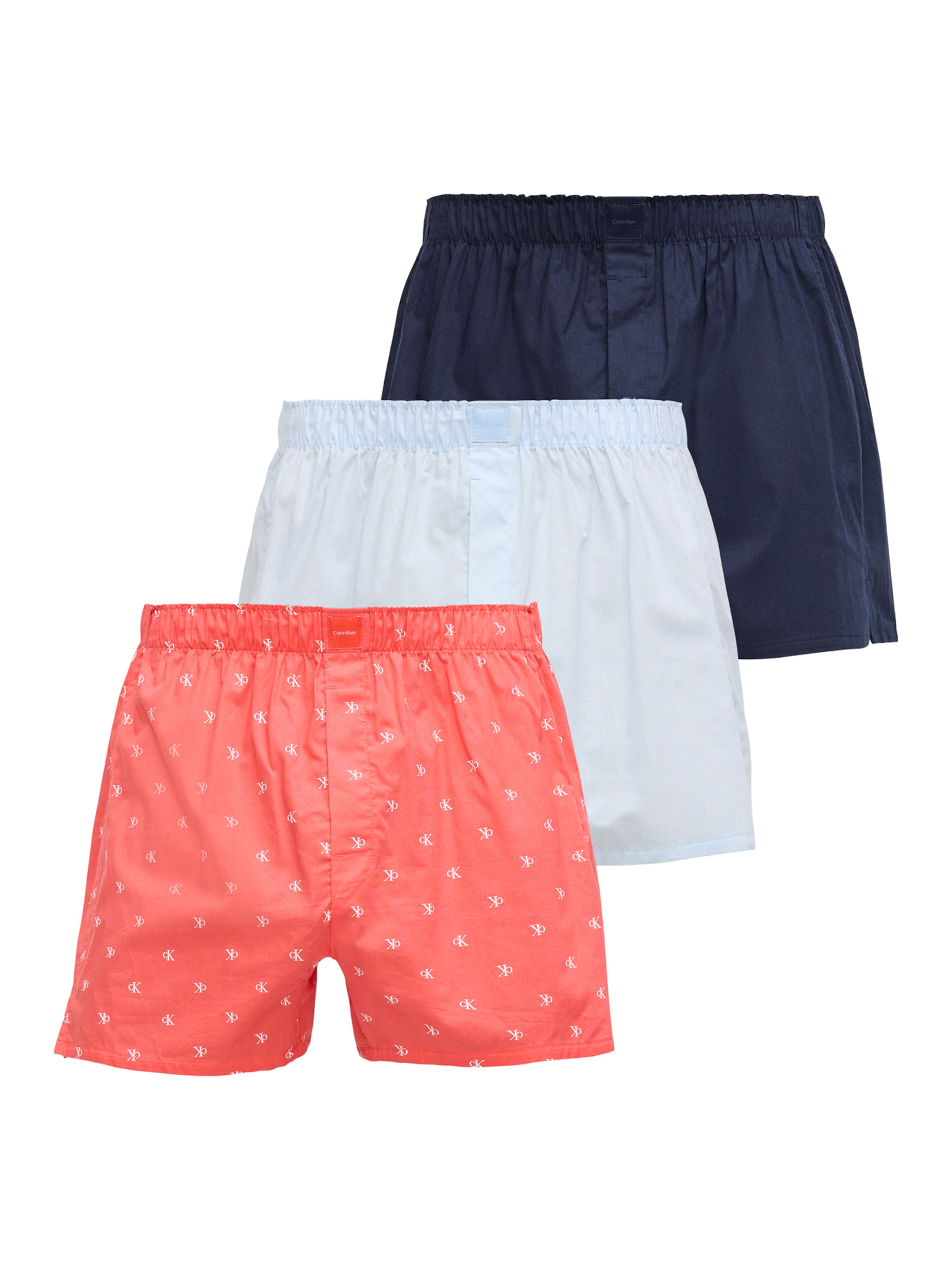 Calvin Klein Underwear Шорты Боксеры в Синий: спереди