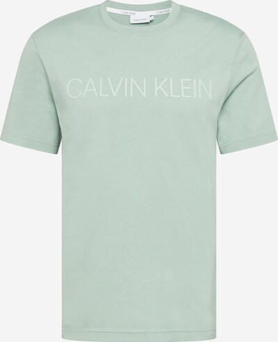 Calvin Klein T-Shirt en menthe / blanc, Vue avec produit