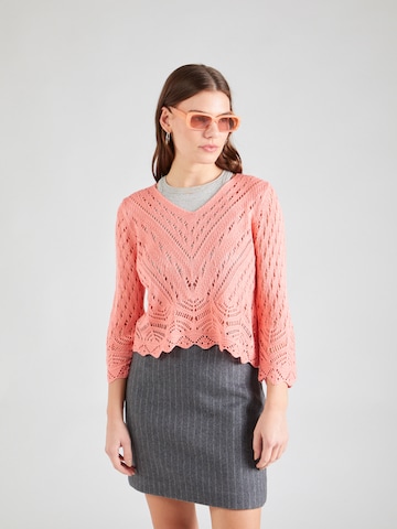 JDY Sweater 'NEW SUN' in Pink: front