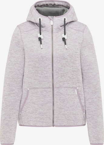 Veste en polaire ICEBOUND en violet : devant