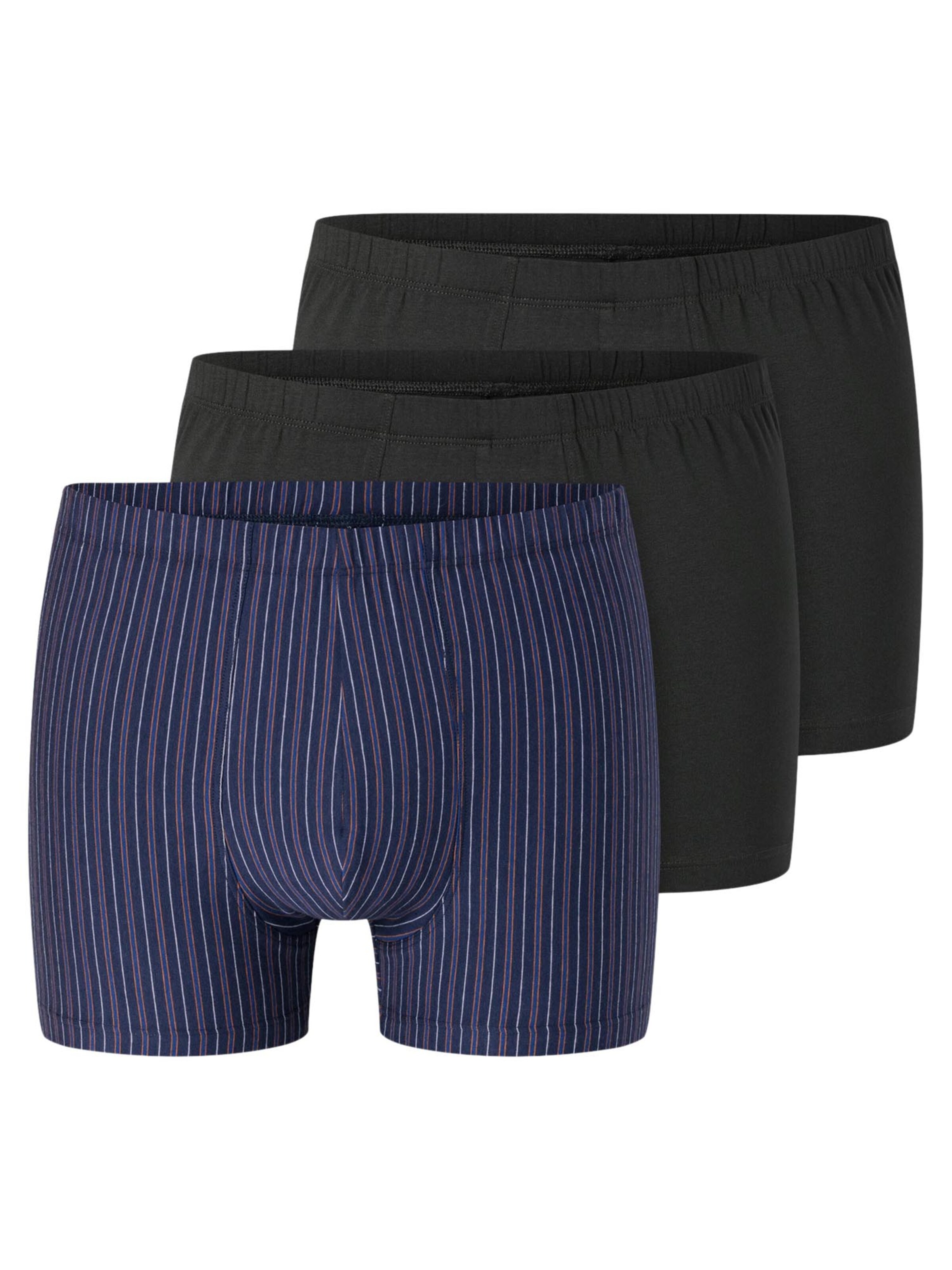 SCHIESSER Boxer shorts '95/5 Essentials - Cotton' in Black: front