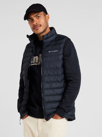 COLUMBIA Sportbodywarmer 'Powder Lite II' in Zwart: voorkant