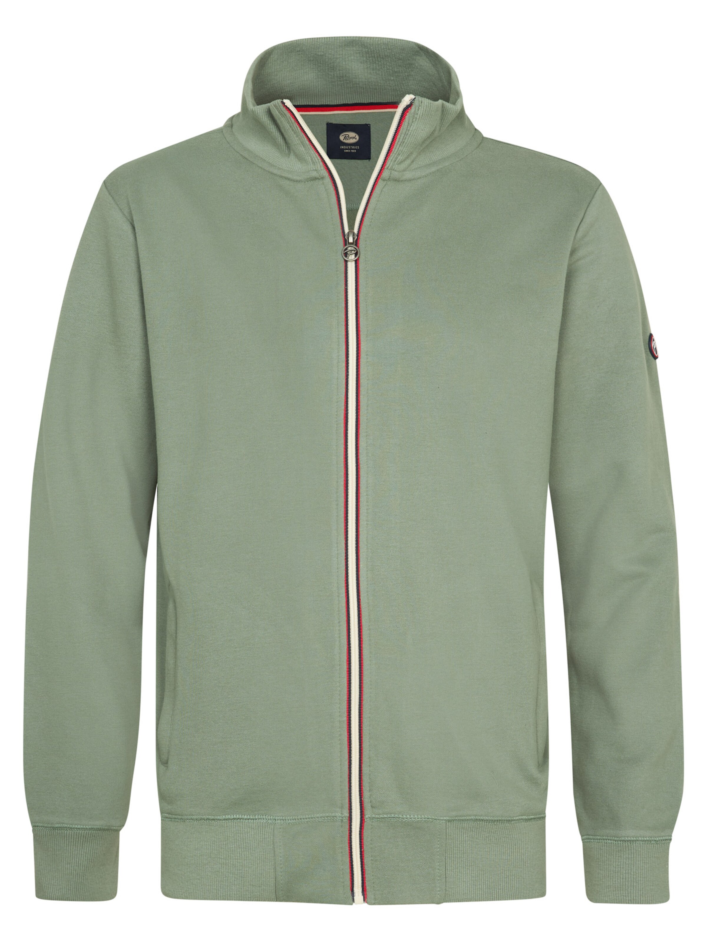 Petrol Industries Mikina – zelená: přední strana