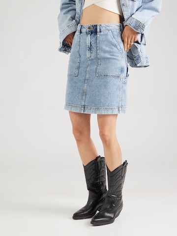 Jupe Lee en bleu : devant